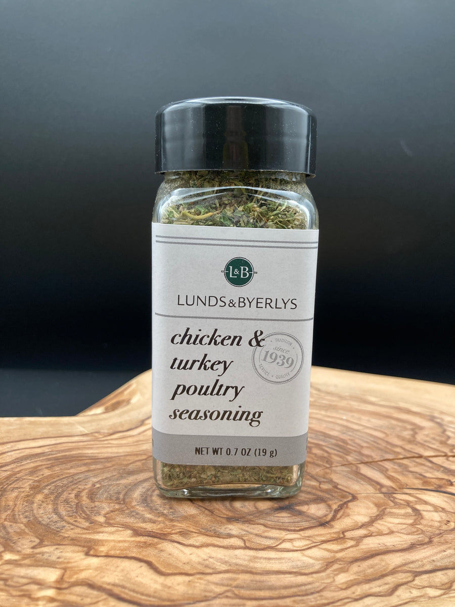 L&B Chicken & Turkey Poultry Seasoning .7 oz. Lunds & Byerlys Gifts
