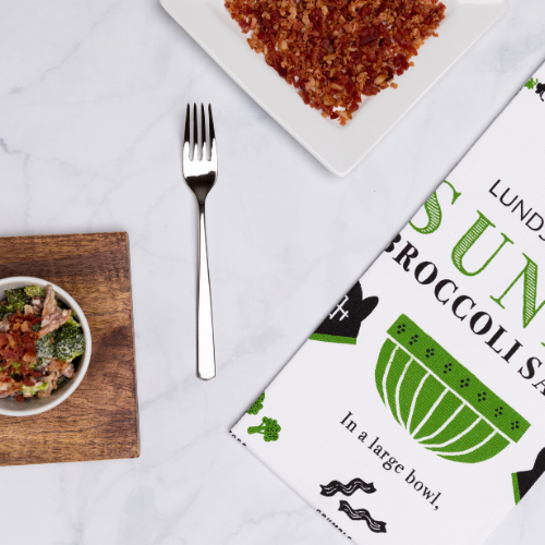 L&B Sunny Broccoli Recipe Towel - Lunds & Byerlys Gifts